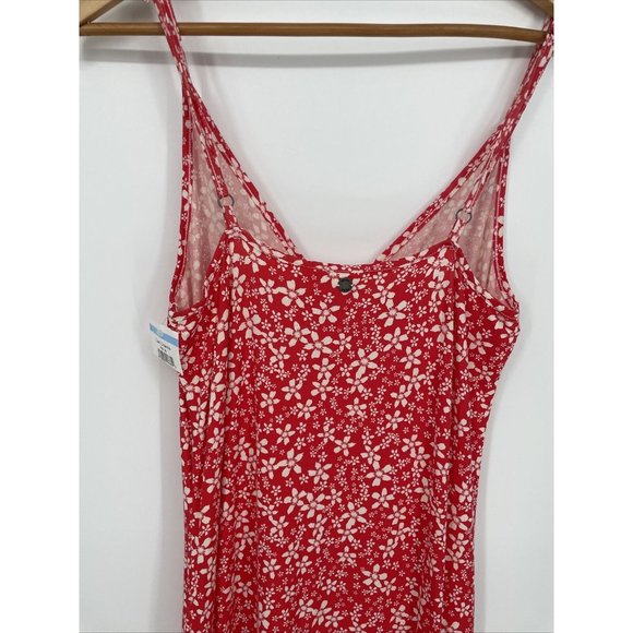 Roxy Women's Size M Red Floral Print Sleeveless Long Maxi Dress, NWT - Picture 8 of 10